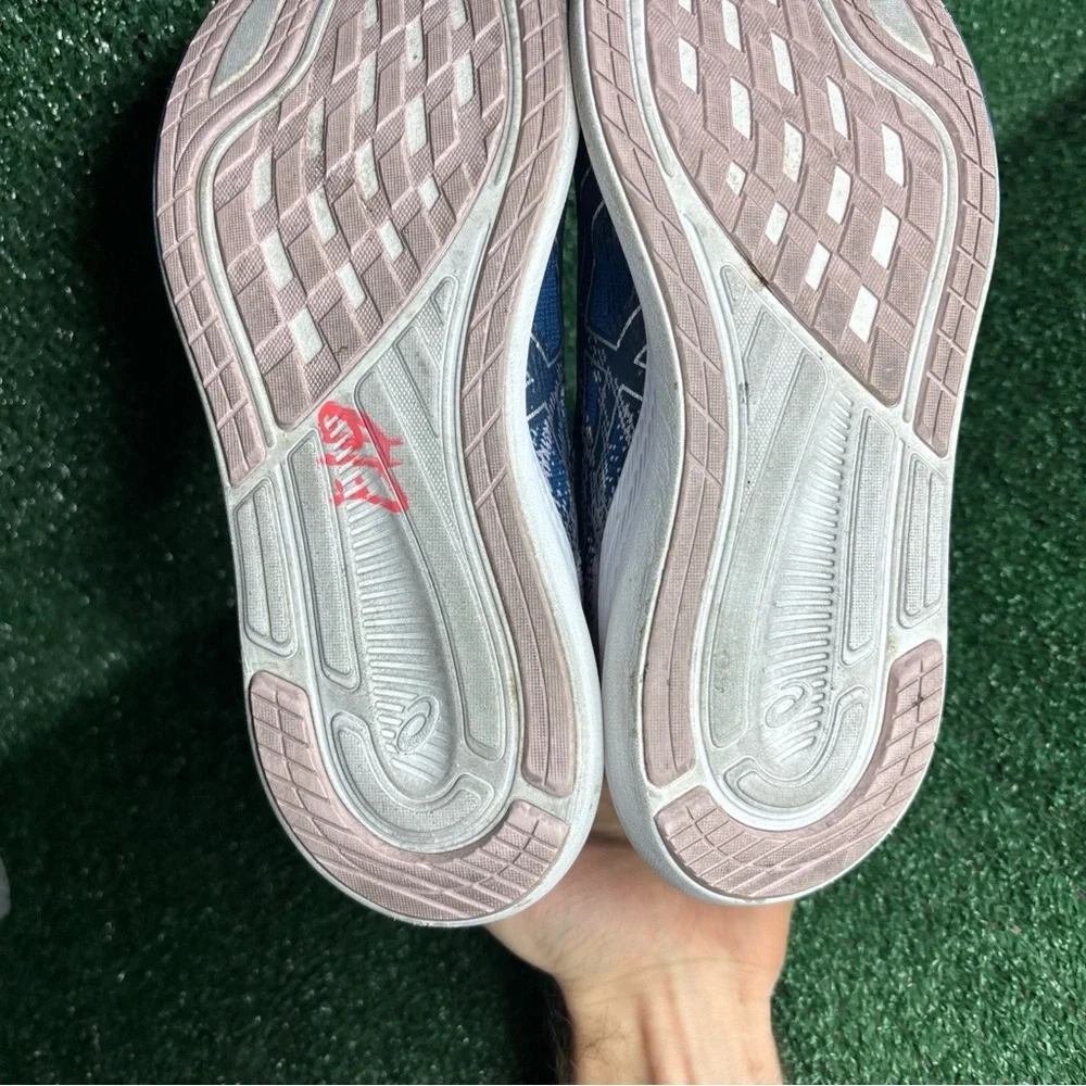 Asics EvoRide 3‎ Women's Size 9 Running Shoes Blue Pink